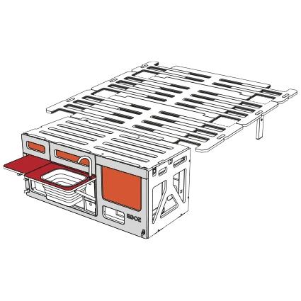 Nestbox Hiker červený