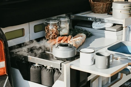 Vaření venku s vyjímatelným modulem