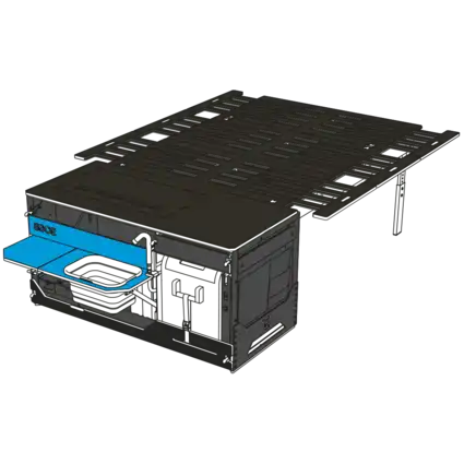 Nestbox Roamer modrý/černý
